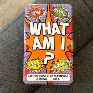 What Am I? Card Game. New in tin. Ages 8+